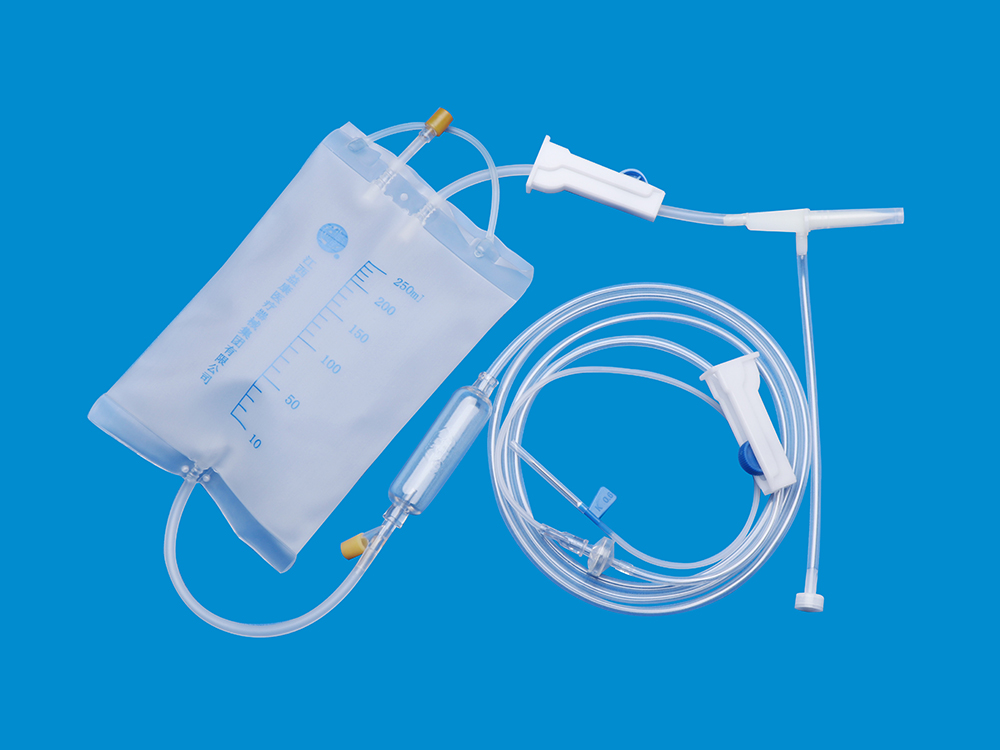 Infusion Sets with Bags for Single Use